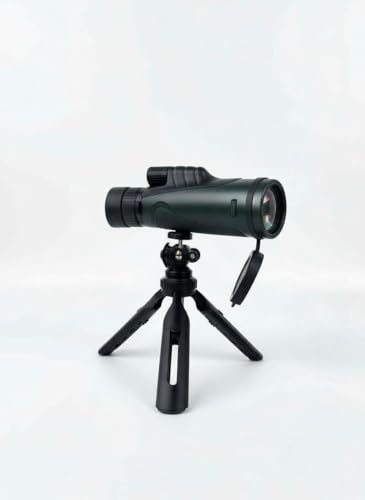 AlpinSpirit© Zoom Monokular 10-30x50, inkl. Handschlaufe und Tasche, geeignet für Erwachsene,Fernrohr,Monocular, wasserabweisend,für Tierbeobachtung,Fotografen,Wandern,Outdoor(grün)