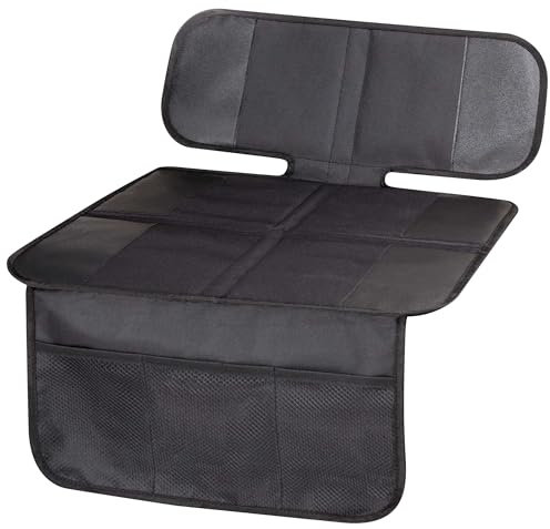 Walser Protector de Asiento Infantil prémium Compatible con Isofix, 100% Impermeable, Antideslizante, Protector de Asiento Infantil, tamaño Universal, Color Negro