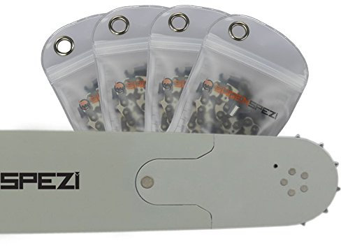 130cm Sägenspezi Schwert-Set Solid Drive mit 4 Vollmeißelketten 3/8 156TG 1,6mm passend für Husqvarna 285