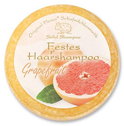 Florex Festes Haarshampoo Grapefruit mit Schafmilch verpackt in Folie 58 g