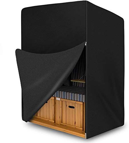 Molbory Strandkorb Schutzhülle, Strandkorbabdeckung wasserdichte Strandkorbhülle Schutzhülle mit Tragebeutel für Strandkorb Strandkorbhaube (135x105x175/140cm)