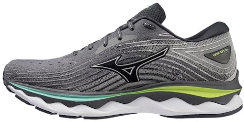 Mizuno Wave Sky 6, Zapatillas para Correr Hombre, Abat Día Silencioso Plata, 45 EU