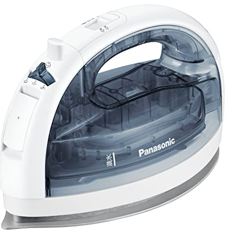 Panasonic NI-WL407-H Cordless Steam W Head Iron, Clear Gray