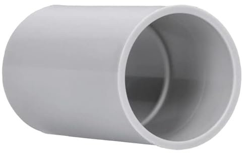 25 Stück Verbindungsmuffe Ø 40x78mm M40 PP für Kunststoff-Stangenrohr grau Voxura