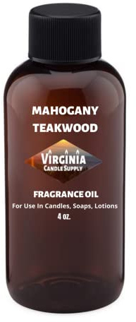 Mahogany Teakwood Type Fragrance Oil (Our Version of The Brand Name) (4 oz Bottle) for Candle Making, Soap Making, Tart Making, Room Sprays, Lotions, Car Fresheners, Slime, Bath Bombs, Warmers……