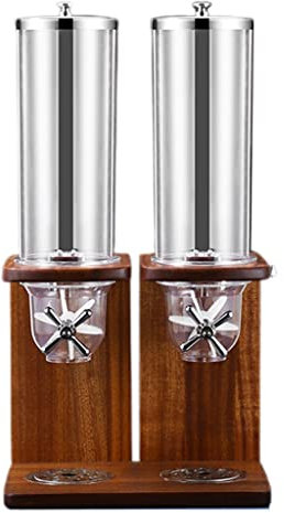 Dispenser for cereali da 1-3 griglie, contenitori for alimenti secchi da banco, distributore di caramelle, for cereali, snack, cibo for cani, fagioli, chicchi di caffè ( Color : Brown , Size : 7L )