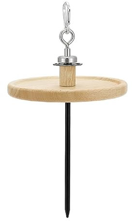Alipis Wohnkultur Tischständer Moskito- Spulen Edelstahl Weihrauch mit Holzschale Moskito Weihrauchbrenner für Outdoor Deck Patio Pool Side Camping Wanderwanderung Fischerei Wohnzimmer