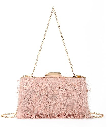 LHHMZ Bolso de Mujer Elegante con Borla Elegante Bolso de Hombro Bolsa de Boda Bolsa de Regalo de San Valentín