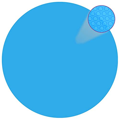 TALCUS Möbelset Poolfolie Rund PE Solar Poolfolie 300 cm Blau