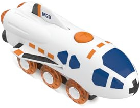 Hape Navetta Spaziale - ferrovia elettrica con Aspetto Spaziale, per Bambini dai 3 Anni in su
