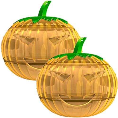 Lpitoy Trappole per Mosche della Frutta, 2 Pezzi Trappola per Interni per Acchiappamosche per Zucca di Halloween, Killer per Mosche della Frutta per Zone Pranzo in Cucina, Trappole per Moscerini