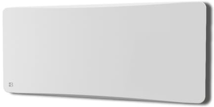 BESTHERM - Radiateur électrique fixe à inertie sèche céramique avec thermostat interchangeable 2000W Bestherm OVEO horizontal blanc