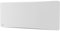 BESTHERM - Radiateur électrique fixe à inertie sèche céramique avec thermostat interchangeable 2000W Bestherm OVEO horizontal blanc