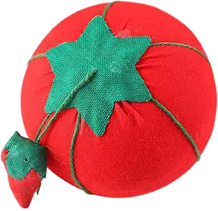 Xchon Nadelkissen, Tomatenförmiges Nadelkissen für Kreuznähen, Handarbeiten