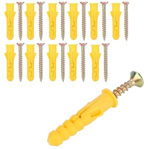 M10x50mm Heavy Duty Masonry Brick Wall Fixing plug + Coach Screw Zinc Plated and Washer,10 Sets Strong Nylon Wall Plug Steel Bolt KIt for Tv Bracket Aerial Mast Sky Dishes Shelves Mounting