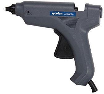 Cofan Pistola de cola termofusible Ø 12mm | Herramienta de silicona caliente | Sistema de temperatura constante a 165°