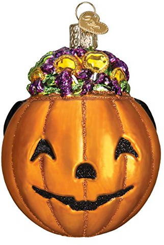 Old World Christmas Ornaments: Halloween Decorations Glass Blown Ornaments for Christmas Tree, Trick-or-Treat
