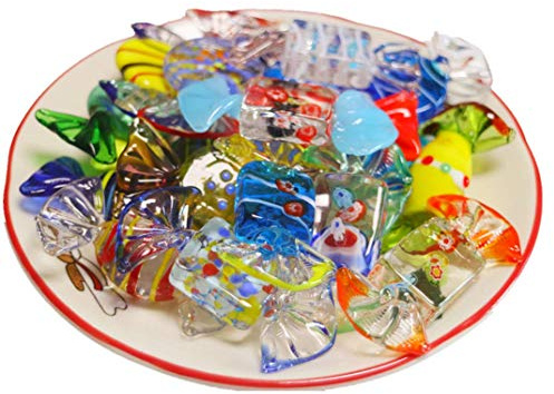 20PCS Color Glass Emulation Candy, Noël, Ornement de Mariage Candy.Glittering et translucide, Cristal Clair, Laissez-Vous l'aimer!
