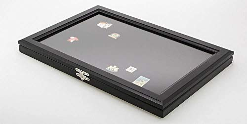Orden und Ehrenzeichen Holzbox Pin´s schwarz bis zu 100 Anstecknadeln