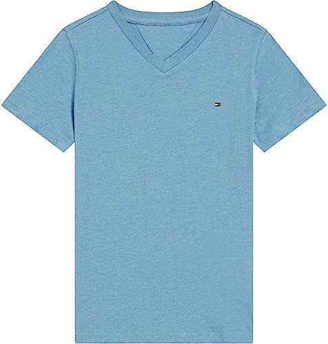 Tommy Hilfiger Jungen Boys Basic Vn Knit S/S Kurzarm Strickoberteile