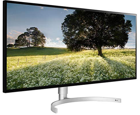 LG 34BK95U-W UltraFine 34 21:9 5K 2K (5120 x 2160) Nano IPS LED UltraWide Monitor, 600 cd/m² HDR, Thunderbolt 3 / USB Type-C Inputs Black