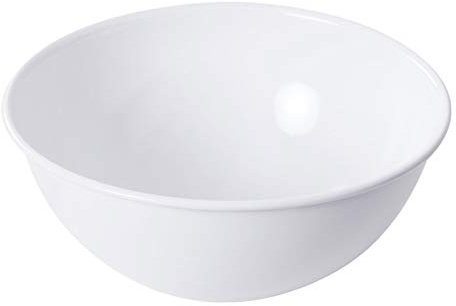 Riess, 0438-033, Obst- und Salatschüssel Ø 30cm, WEISS, Vol. (rec.): 4,5 Liter, Made in Österreich, LBH: 30,3x30,3x13,6cm, 0,856kg, Ungiftig, Dauerhaft, Farbecht, Kratzfest, Handgemacht
