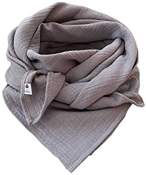 Glückspilz I Musselin Tuch Damen | Musselin Schal Damen | 130 x 130 cm | Schals & Tücher für Damen | Baumwolle | Musselintuch | XXL | PARENT