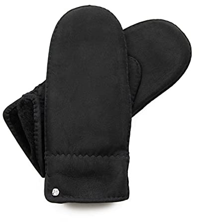 Hand Gewand by Weikert Lammfell-Fäustlinge aus spanischem Merino Lammfell, extra weich, handgenäht, Damen, Lammfellhandschuhe, Fausthandschuhe, Lederhandschuhe…