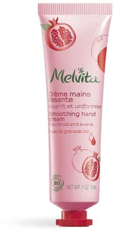 Melvita - Crème Mains Nourrissante Grenade - Hydratation Intense avec Huile de Grenade et Beurre de Karité - Peaux Matures - 30 ml