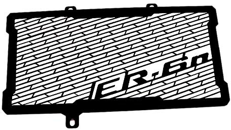 SameeHome la Cubierta de la Parrilla de Rejilla de Protector de ProteccióN Radiador de la Motocicleta para -6N -6F ER6N ER6F 2012-2016