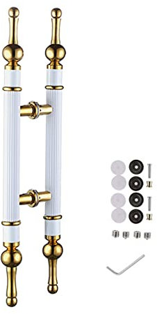 Scheunen Türgriff Schiebetür Handgriff Weiß Torgriff Für Vinylzaun, Runder Rutschfester Glastürgriff, Rostfreier Stahl Türgriff Für Schiebetür, Dusche Eingang Küche Innen Äußeres ( Size : 156cm/61.4