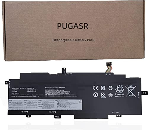PUGASR L20M4P72 L20C4P72 L20L4P72 Laptop Battery for Lenovo ThinkPad T14s 2nd Gen 2 G2 2021 20WM Series 5B10W13976 L20D4P72 SB10W51916 5B10W51815 15.36V 57Wh