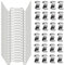 LIAMGUS 50pcs Greenhouse Glass Clips - Stainless Steel, 25 W Glazing & 25 Z Overlap