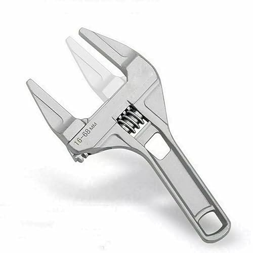 ARA CHOICE 2 in 1 Adjustable Spanner 16-68MM Large Wrench | Wide Opening Jaws Wrench Spanner | Plumbing Tools for Tightening or Loosening Nuts-Bolts-Pipes & Tube Nuts | Removing Plumbing Fixtures
