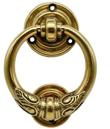 L'ARTISTICA F.LLI PERINCIOLI | Battente Tipo Luigi XVI, Battente in Ottone per Porte, 137x28x102mm