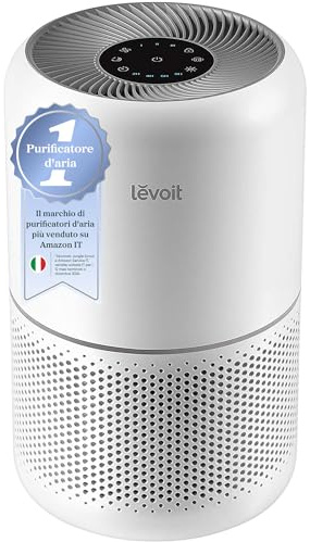 LEVOIT Purificador de Aire con Filtro Hepa, Purificador Aire Hogar para Alergias, Flitros Personalizados Elimina 99,97% del Polen, Polvo, Olores de Mascotas, Modo Sueño y Temporizador