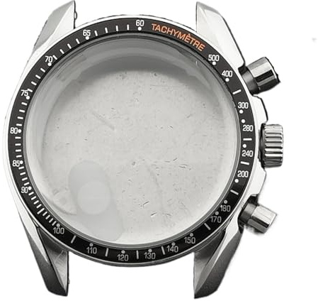 YELEMEABHB Herrklocka med boett på 39,7 mm diameter, lämplig for VK-63-urverk, vattentät, lämplig for 20 mm armband, klocktillbehör Klockfodral(A)