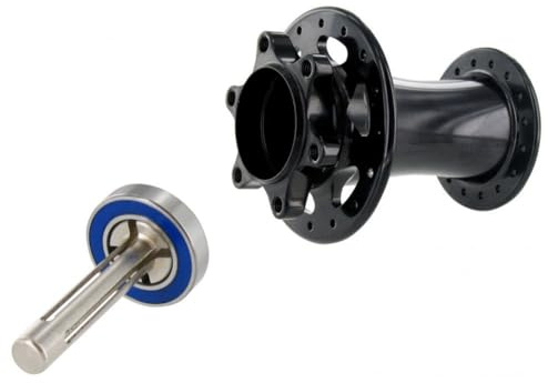 FUANA Kit d'extraction de roulement de vélo pour roues de cadre et pédalier, compatible 10/12/15/17/20 mm, outils en aluminium PVC avec boîte