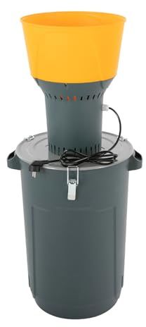 Macinino elettrico per cereali, 1300 W, 60 l, con 5 colini, mulino elettrico professionale per tutti i cereali, avena per nutrire animali di bestiame