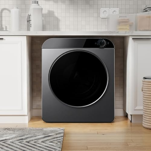 Sèche-linge, chauffage céramique PTC et tambour en acier inoxydable, 4 programmes, empilable/fixable au mur, capacité nominale : 3 kg