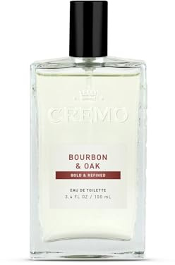 CREMO - Bourbon & Oak Eau de Toilette for Men - Spicy Fragrance - Spray 100ml - Gift for Men