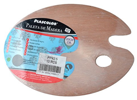 Paleta Ovalada de Madera PP425