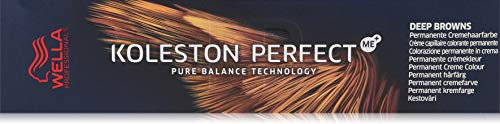 Wella Professionals Koleston Perfect Deep Browns - Permanente Haarfarbe - Professionelle Coloration mit bis zu 100% Grauabdeckung & Me+ Farbtechnologie – 7/71 Mittelblond Braun‑Asch, 60ml