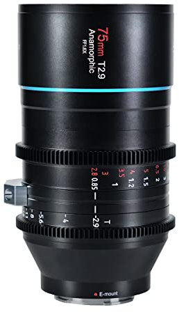 SIRUI 75mm T2.9 1.6x Full-Frame Anamorphic Lens Cinema Lens (E Mount)