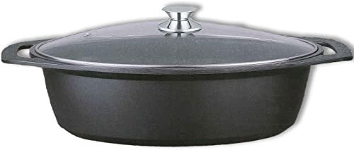 Casseruola Prestige 2 Manici con Coperchio in Vetro, Adatta all'Induzione, Antiaderente 32cm