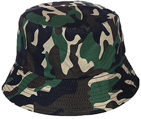 Fischerhüte für Festivals Riesige Auswahl Gr. One size, Grün & Braun Camo