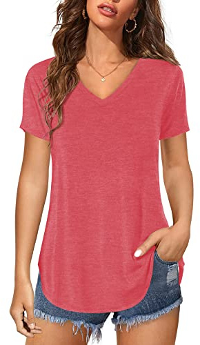 Florboom Womens Henley Neck Long Sleeve Casual T-Shirt Blouses
