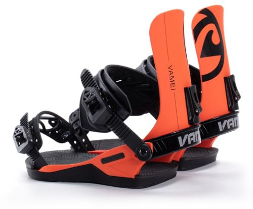 vamei V-LICORN - Fijaciones de snowboard (naranja, M)