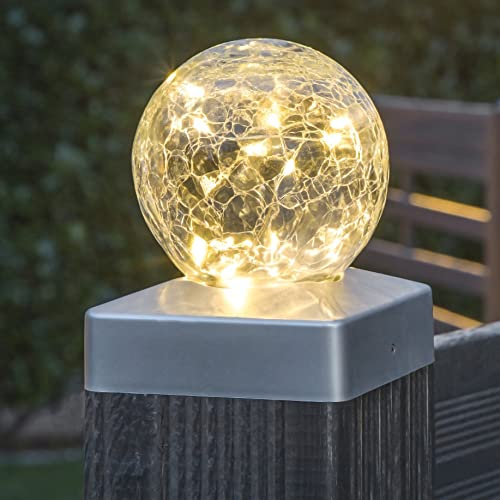 LED Solar Zaunbeleuchtung Zaun Beleuchtung Pfosten Pfostenbeleuchtung 10 cm