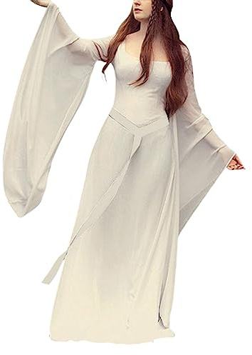 KBOPLEMQ Abito rinascimentale abito vittoriano abito medievale abito lungo da principessa abito gotico abito medievale abiti gotici halloween retrò abito da ballo abito da cocktail costume